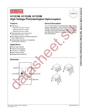 H11G2M datasheet  